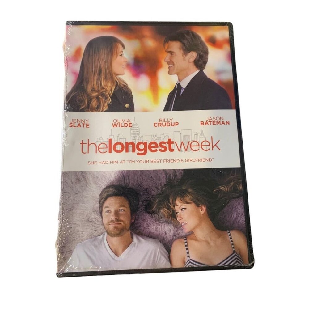 The Longest Week Sealed New DVD PG-13 Movie Jenny Slate Olivia Wilde